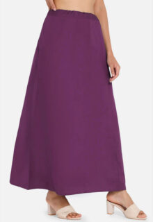 Cotton Inskirt purple