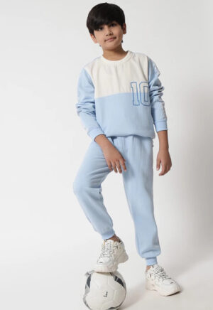 Blue With White Tracksuit