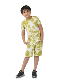 Mustard Yellow with White Shorts set